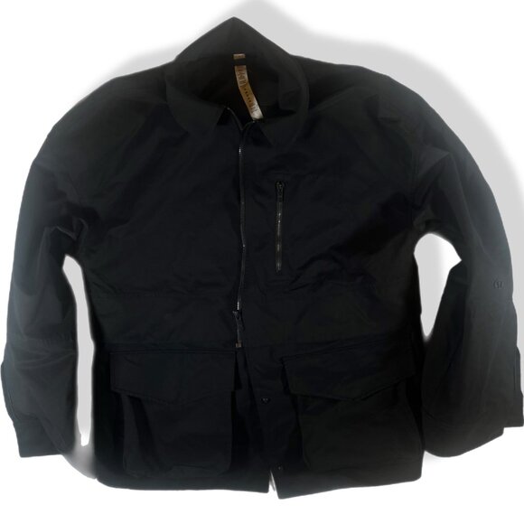 Lululemon Women’s Jacket Glyde 2 in 1 Adaptable Convertible Black SZ Small Crop - Picture 1 of 16